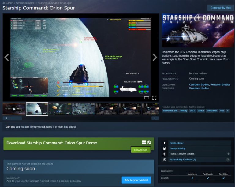 Home - Starship Command Game